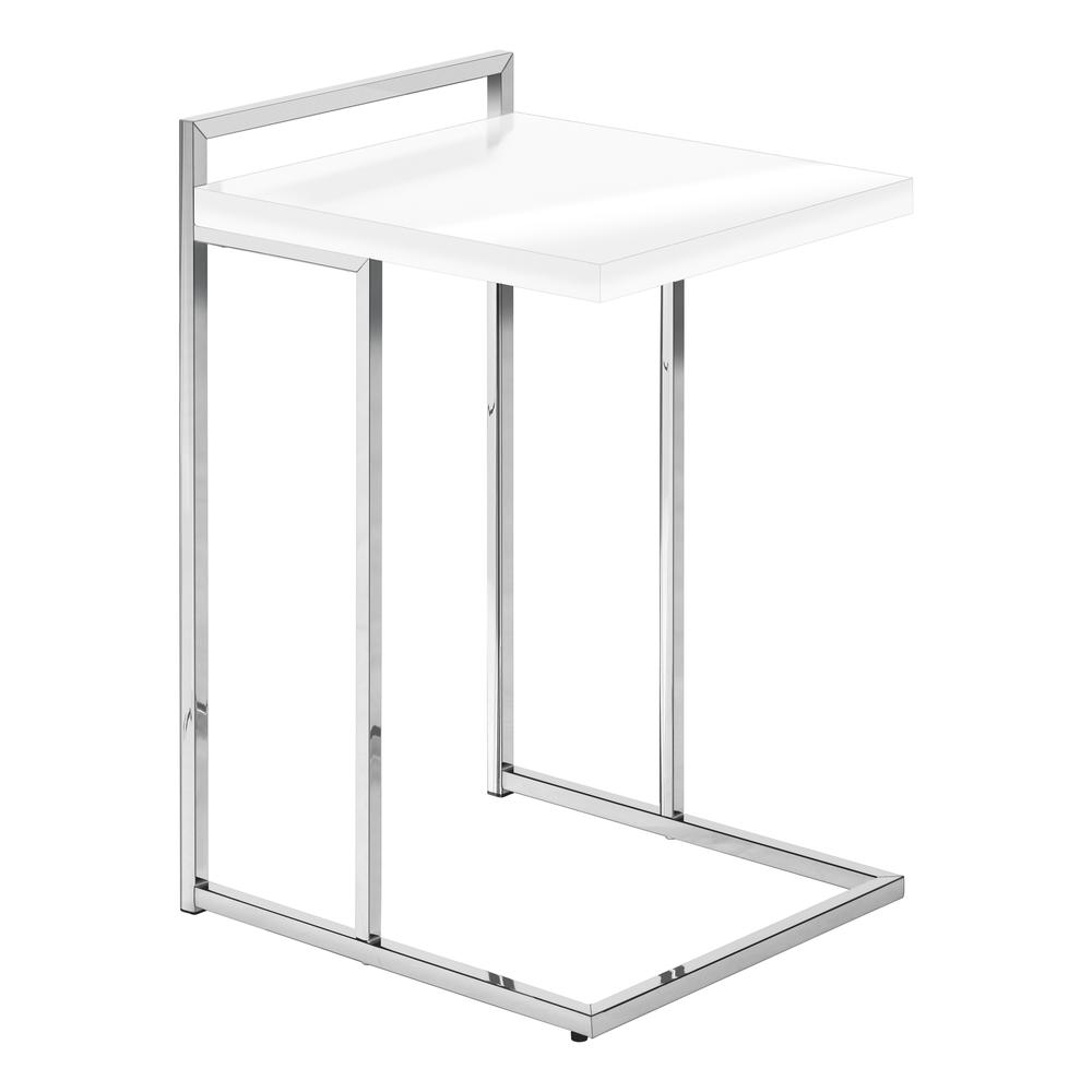 Accent Table, C-shaped, End, Side, Snack, Living Room, Bedroom. Picture 1