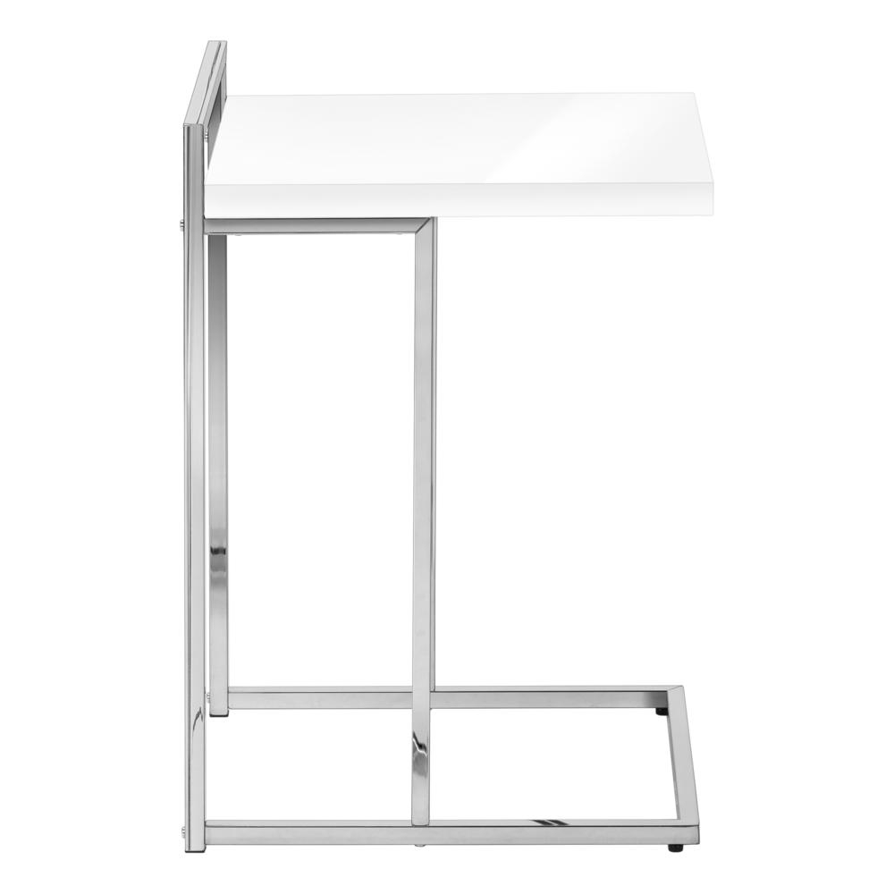 Accent Table, C-shaped, End, Side, Snack, Living Room, Bedroom. Picture 2