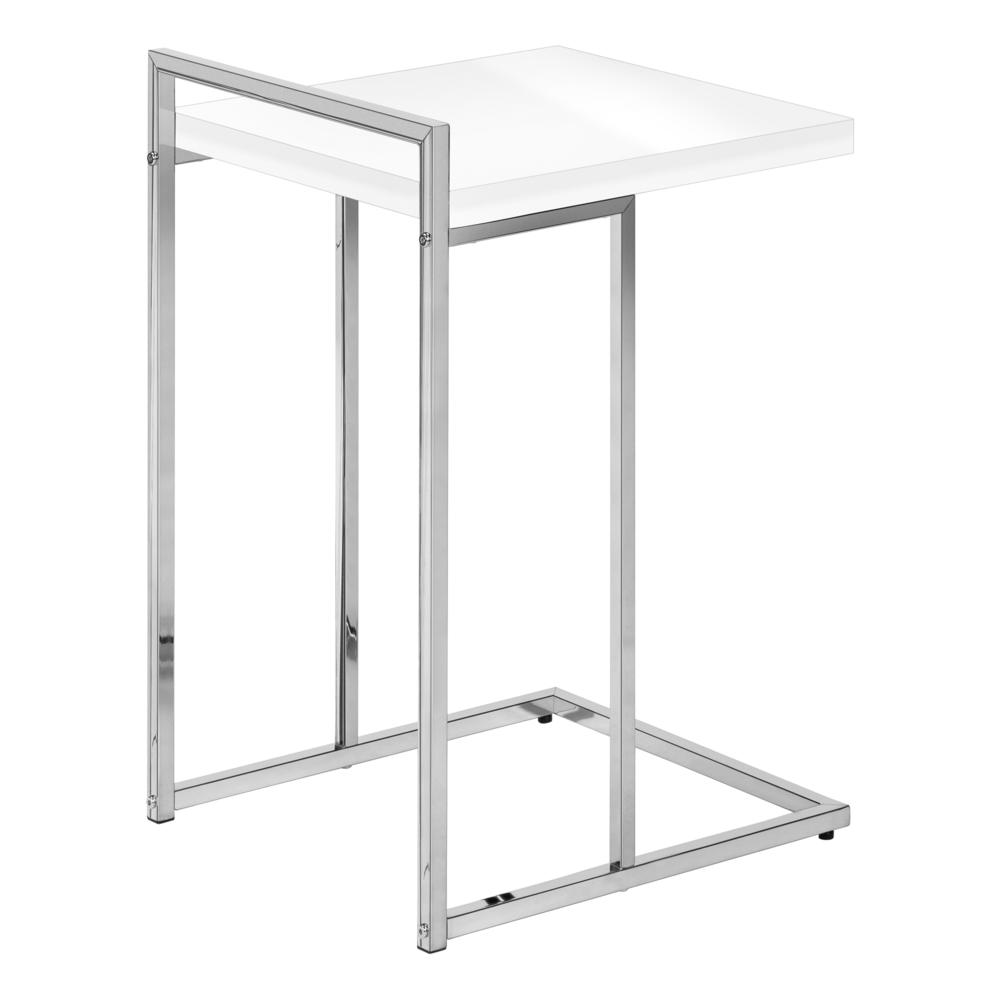 Accent Table, C-shaped, End, Side, Snack, Living Room, Bedroom. Picture 4