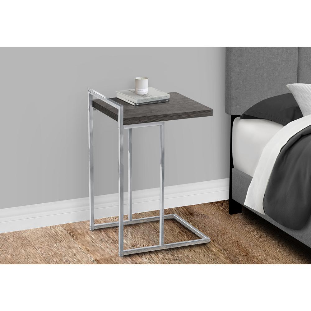 Accent Table, C-shaped, End, Side, Snack, Living Room, Bedroom. Picture 9