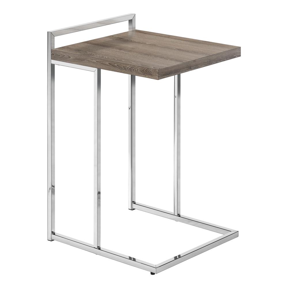 Accent Table, C-shaped, End, Side, Snack, Living Room, Bedroom. Picture 1
