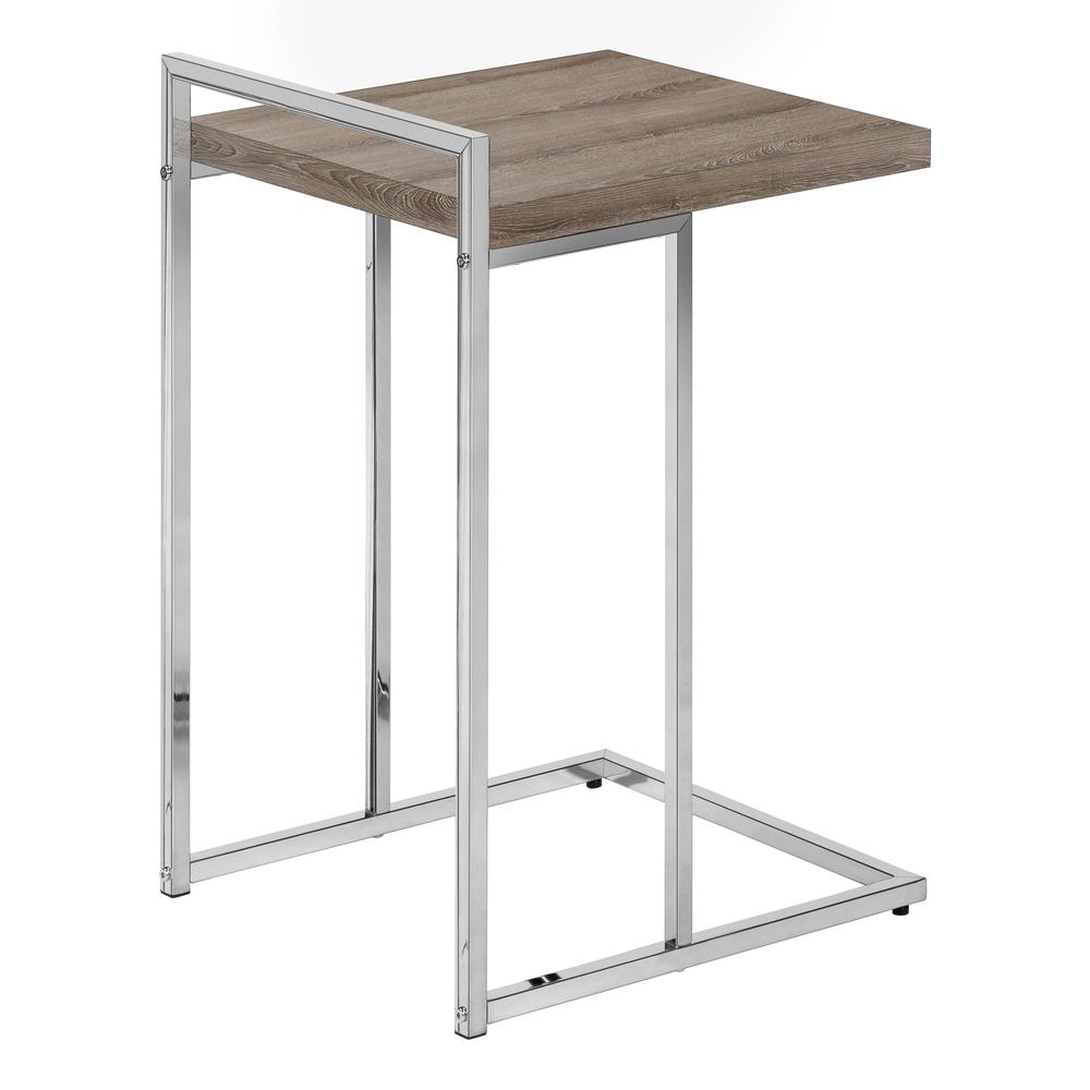 Accent Table, C-shaped, End, Side, Snack, Living Room, Bedroom. Picture 4
