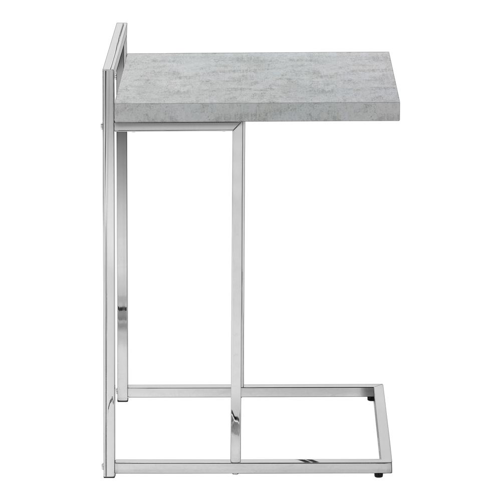Accent Table, C-shaped, End, Side, Snack, Living Room, Bedroom. Picture 2