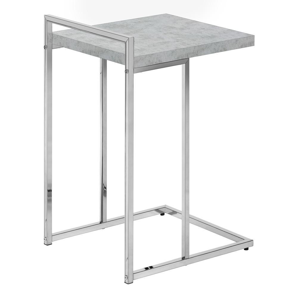 Accent Table, C-shaped, End, Side, Snack, Living Room, Bedroom. Picture 4