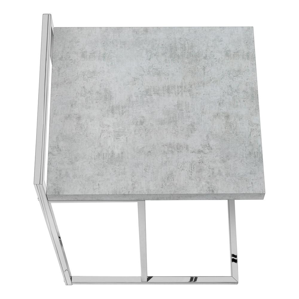 Accent Table, C-shaped, End, Side, Snack, Living Room, Bedroom. Picture 5