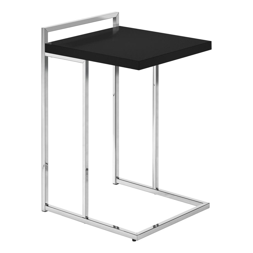 Accent Table, C-shaped, End, Side, Snack, Living Room, Bedroom. Picture 1