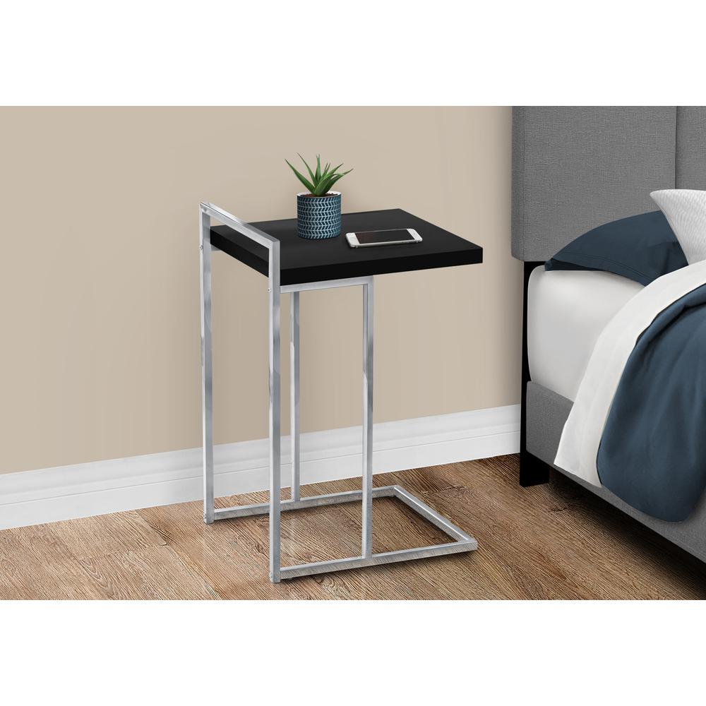Accent Table, C-shaped, End, Side, Snack, Living Room, Bedroom. Picture 9