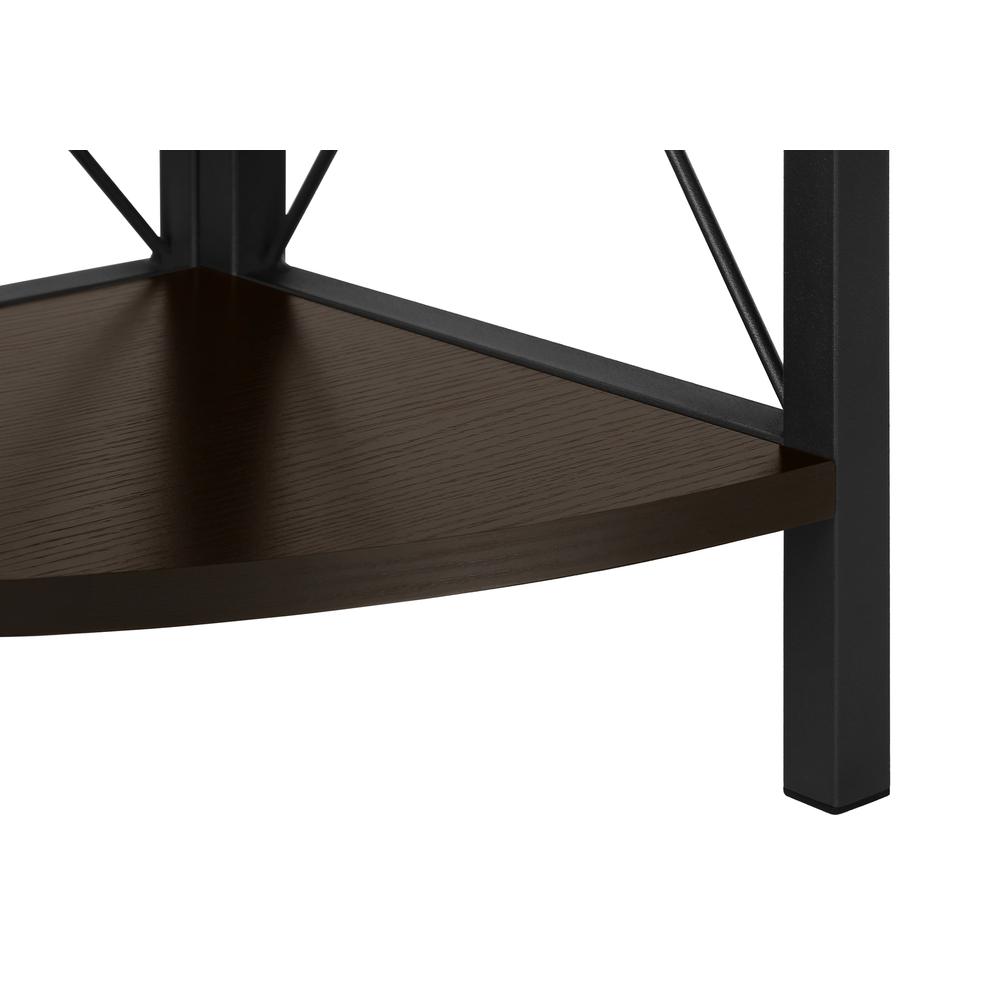 Bookshelf, Bookcase, Etagere, Corner, 4 Tier, 60H, Office, Bedroom. Picture 7