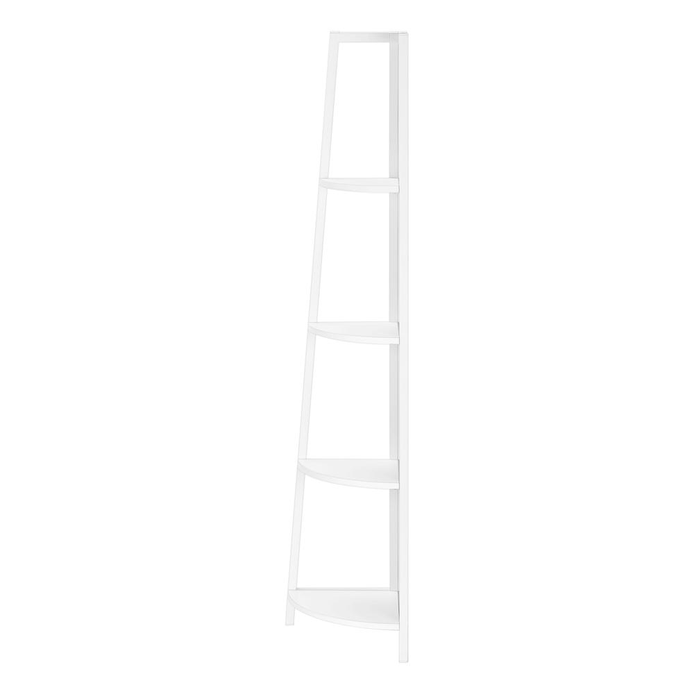 Bookshelf, Bookcase, Etagere, Corner, 4 Tier, 60H, Office, Bedroom. Picture 2