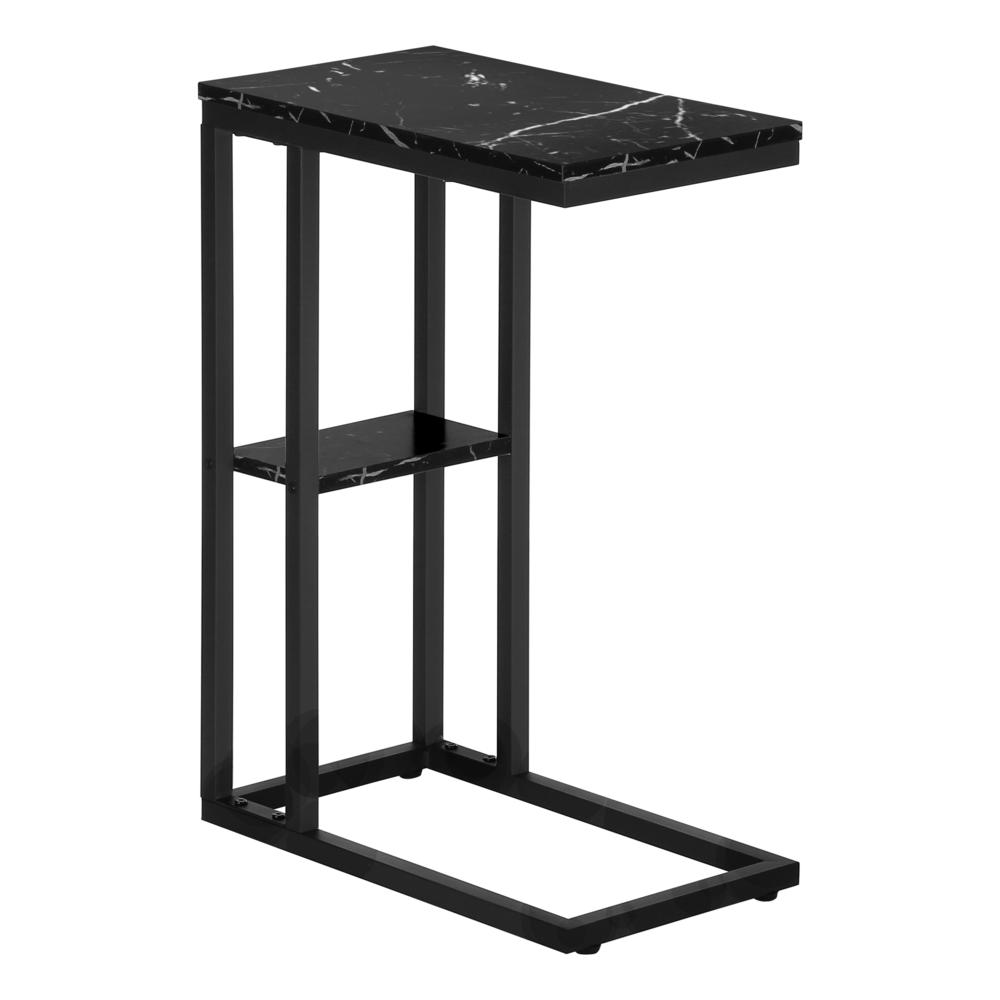 Accent Table, C-shaped, End, Side, Snack, Living Room, Bedroom. Picture 1