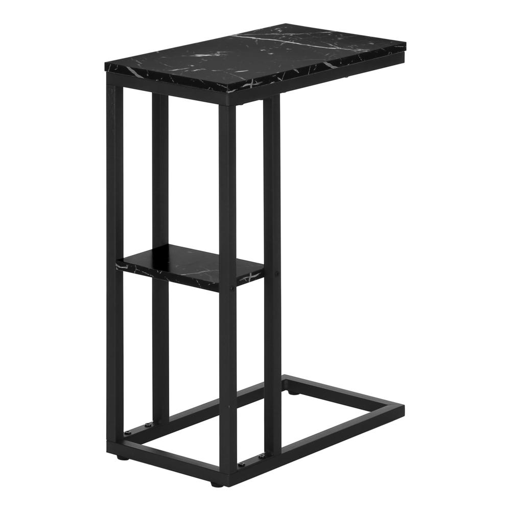 Accent Table, C-shaped, End, Side, Snack, Living Room, Bedroom. Picture 4