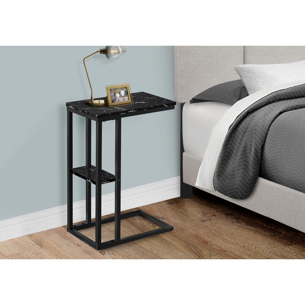 Accent Table, C-shaped, End, Side, Snack, Living Room, Bedroom. Picture 9