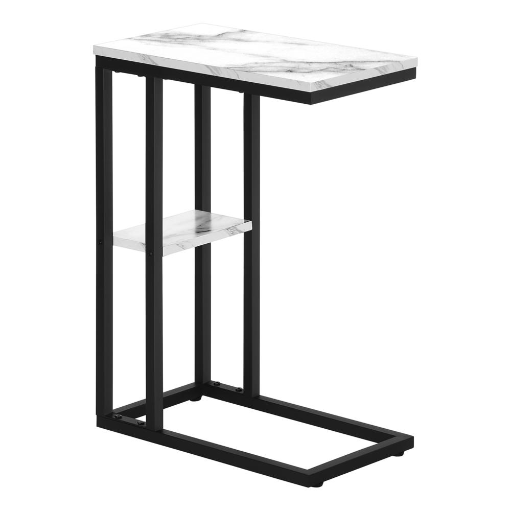Accent Table, C-shaped, End, Side, Snack, Living Room, Bedroom. Picture 1