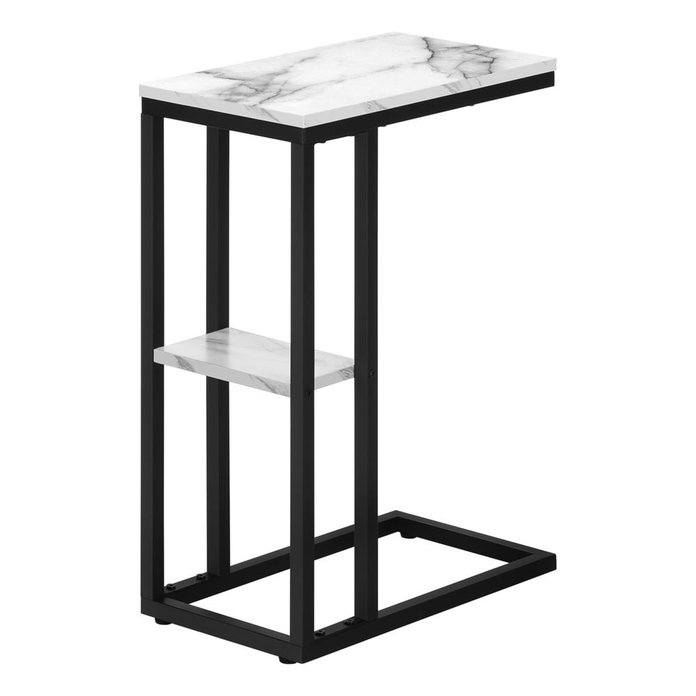 Accent Table, C-shaped, End, Side, Snack, Living Room, Bedroom. Picture 4