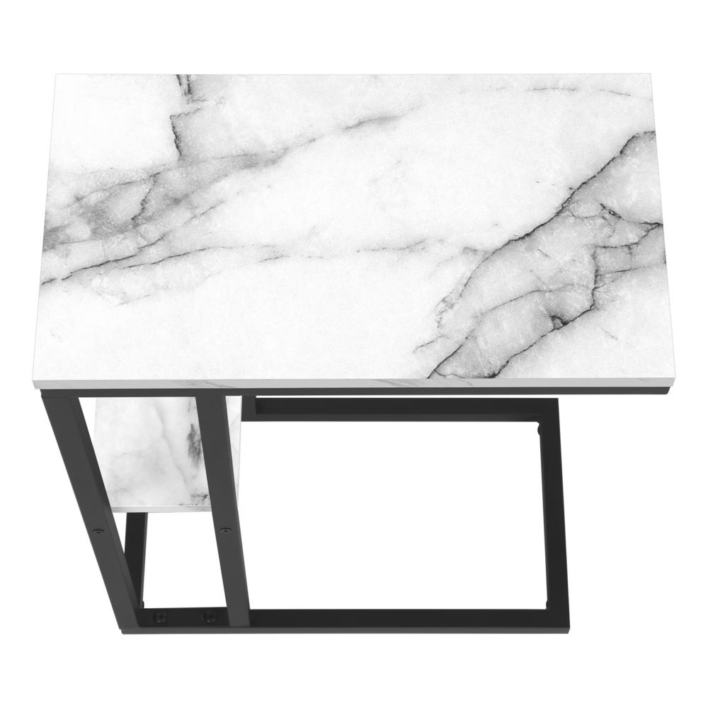 Accent Table, C-shaped, End, Side, Snack, Living Room, Bedroom. Picture 5