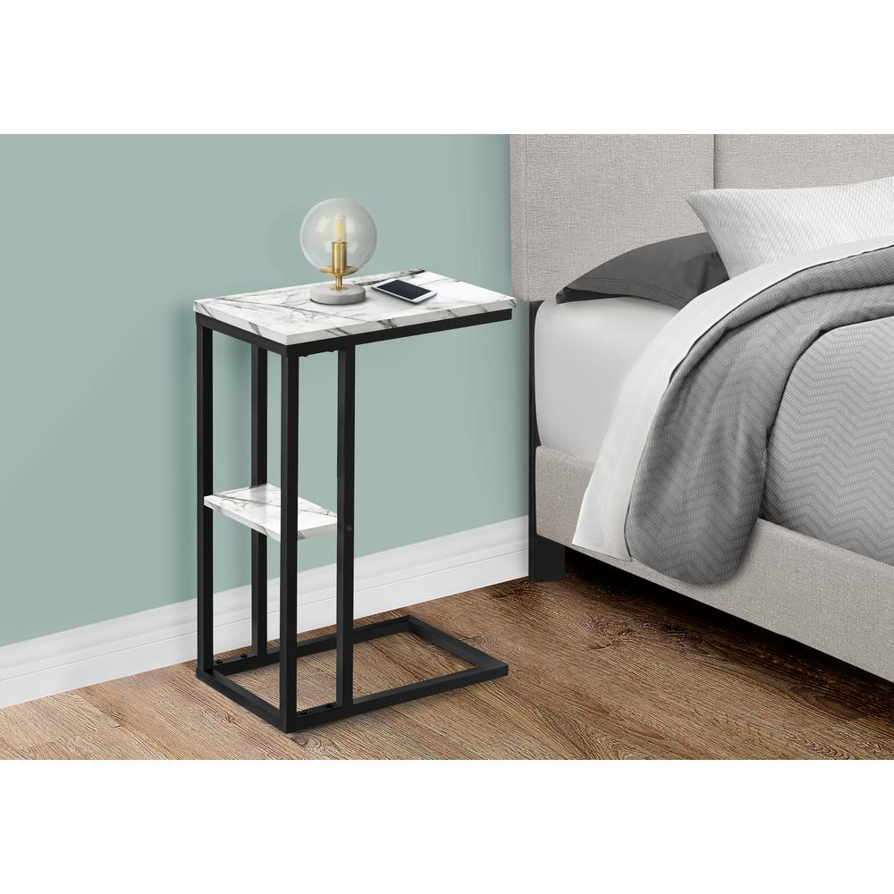 Accent Table, C-shaped, End, Side, Snack, Living Room, Bedroom. Picture 9