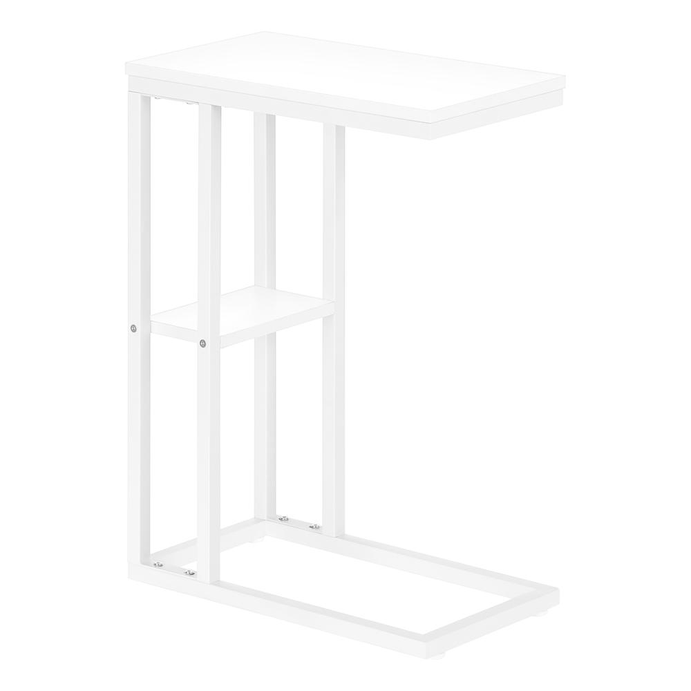 Accent Table, C-shaped, End, Side, Snack, Living Room, Bedroom. Picture 1