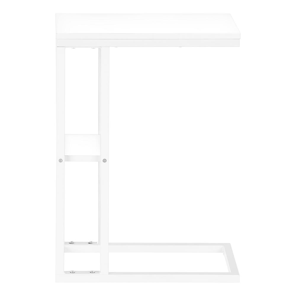 Accent Table, C-shaped, End, Side, Snack, Living Room, Bedroom. Picture 4