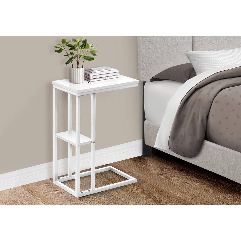 Accent Table, C-shaped, End, Side, Snack, Living Room, Bedroom. Picture 9