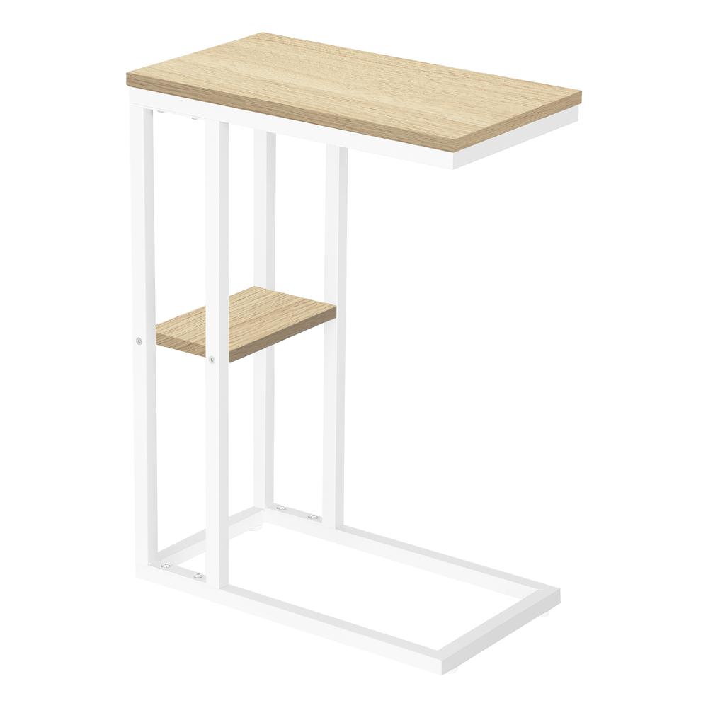 Accent Table, C-shaped, End, Side, Snack, Living Room, Bedroom. Picture 1