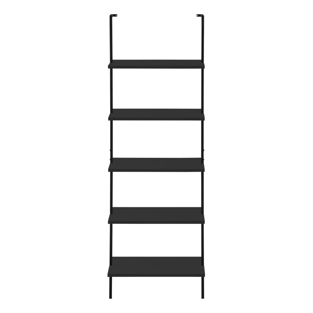Bookshelf, Bookcase, Etagere, Ladder, 5 Tier, 72H, Office, Bedroom. Picture 2
