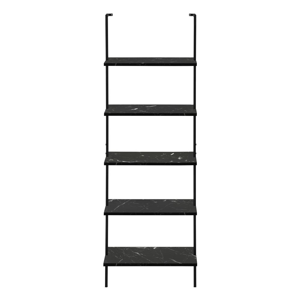 Bookshelf, Bookcase, Etagere, Ladder, 5 Tier, 72H, Office, Bedroom. Picture 2