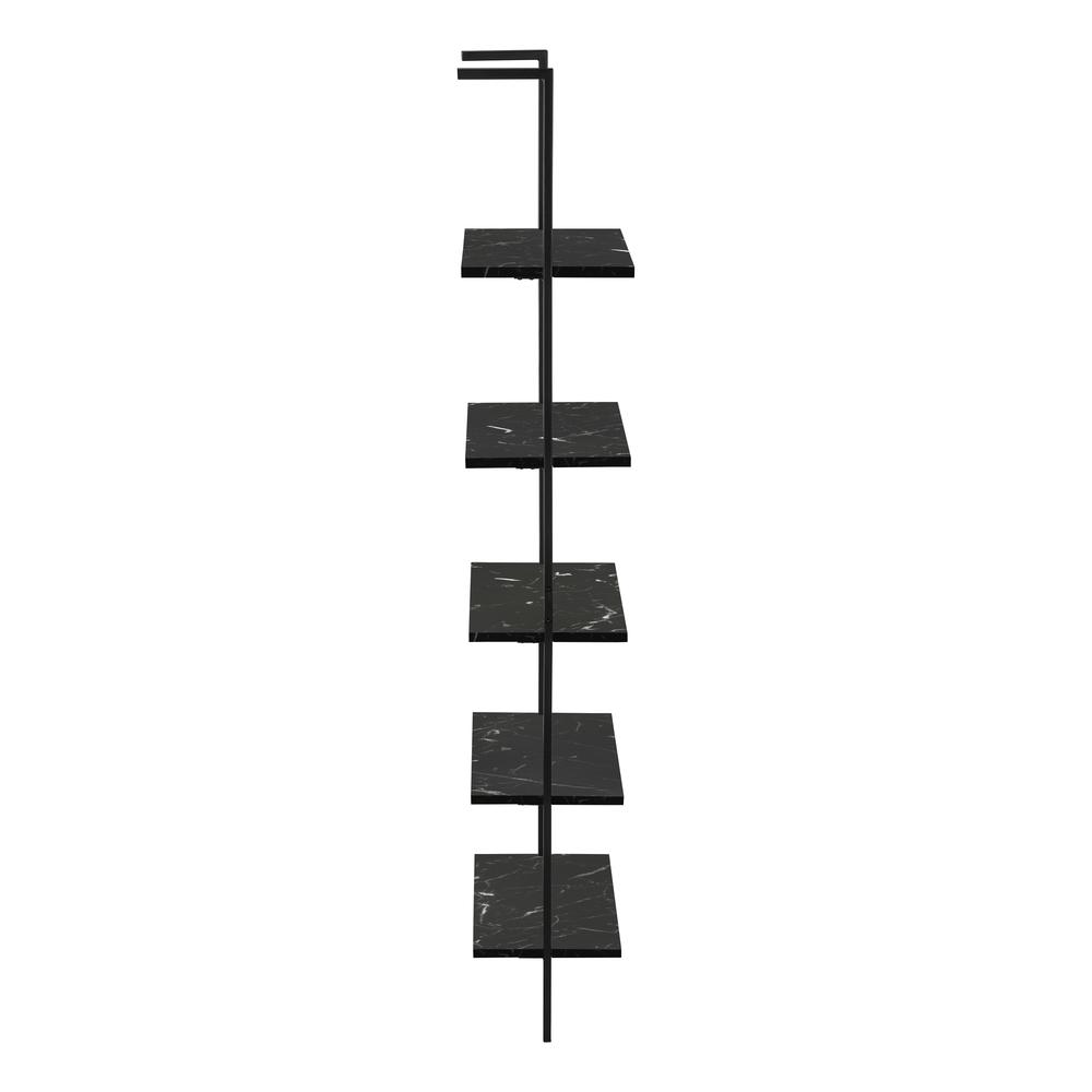 Bookshelf, Bookcase, Etagere, Ladder, 5 Tier, 72H, Office, Bedroom. Picture 3