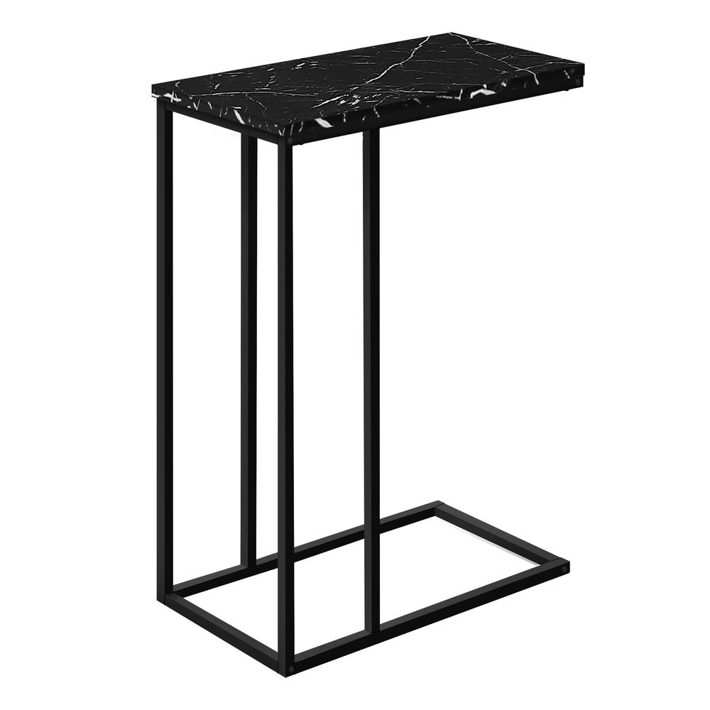 Accent Table, C-shaped, End, Side, Snack, Living Room, Bedroom. Picture 1