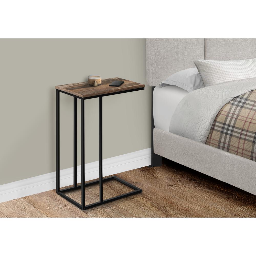 Accent Table, C-shaped, End, Side, Snack, Living Room, Bedroom. Picture 3