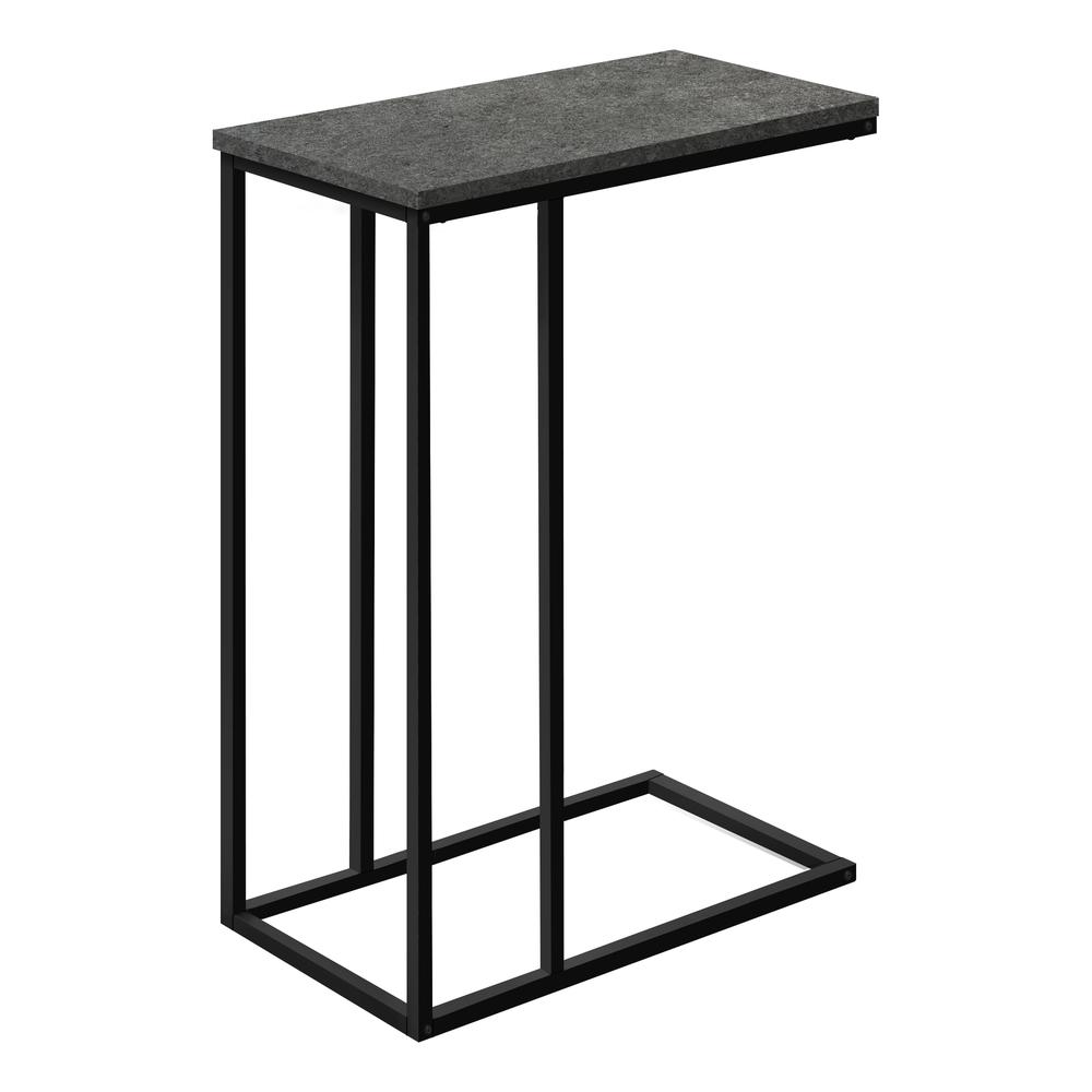 Accent Table, C-shaped, End, Side, Snack, Living Room, Bedroom. Picture 1
