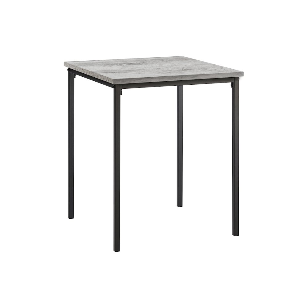 Accent Table, 22 H, Side Table, End, Small, Nightstand, Square, Grey Laminate. Picture 1