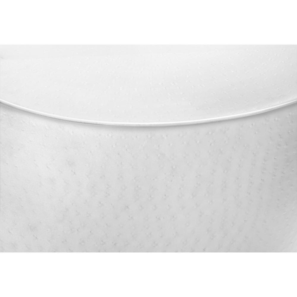 Accent Table, Drum, Side, End, Nightstand, Lamp, Living Room, Bedroom, White. Picture 2