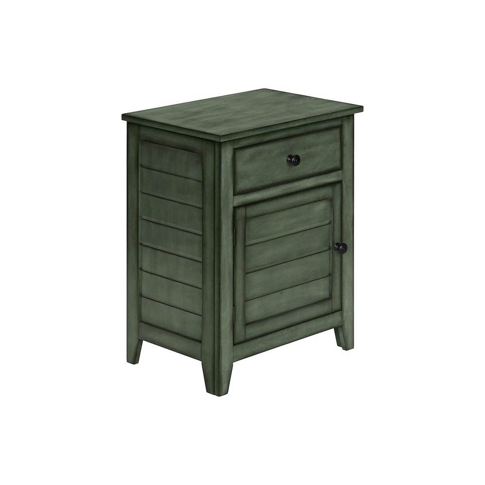 Transitional Accent Table in Green color. Picture 1