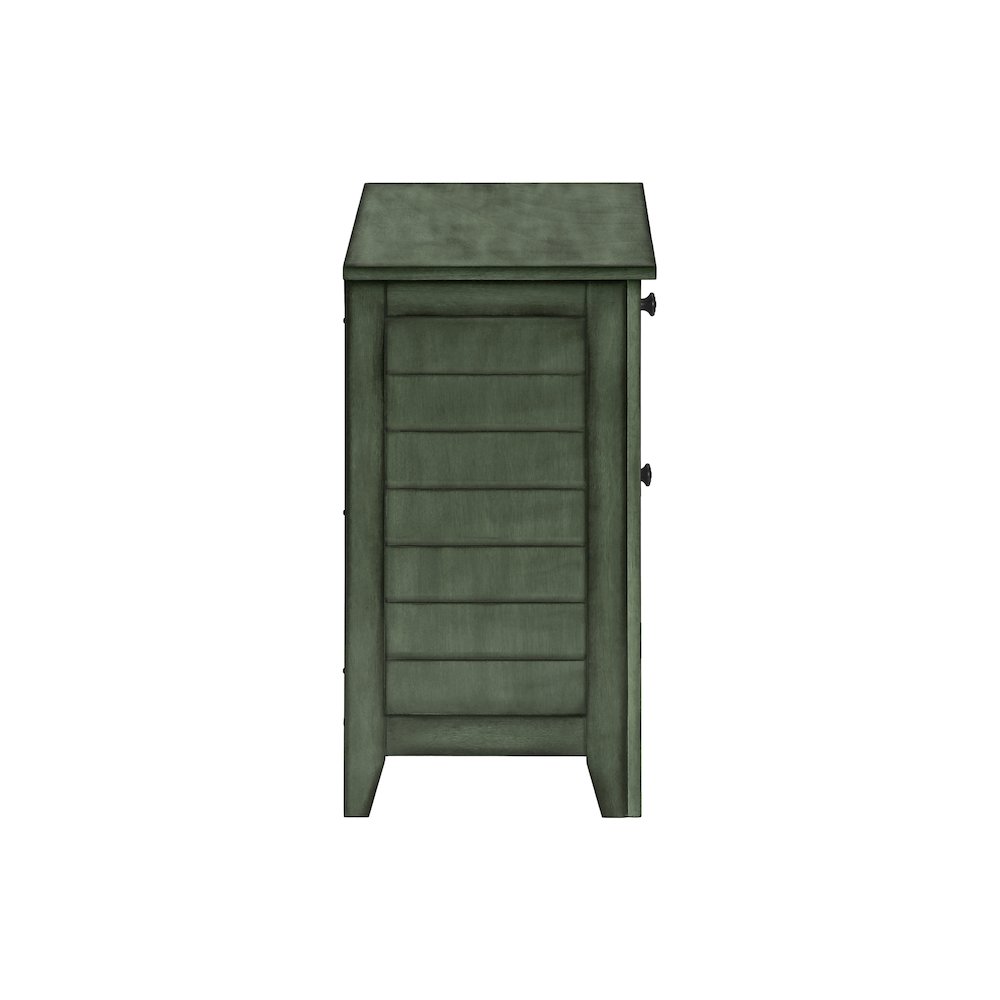 Transitional Accent Table in Green color. Picture 4