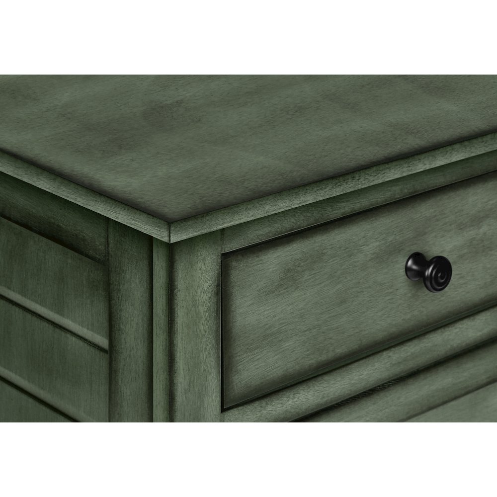 Transitional Accent Table in Green color. Picture 6