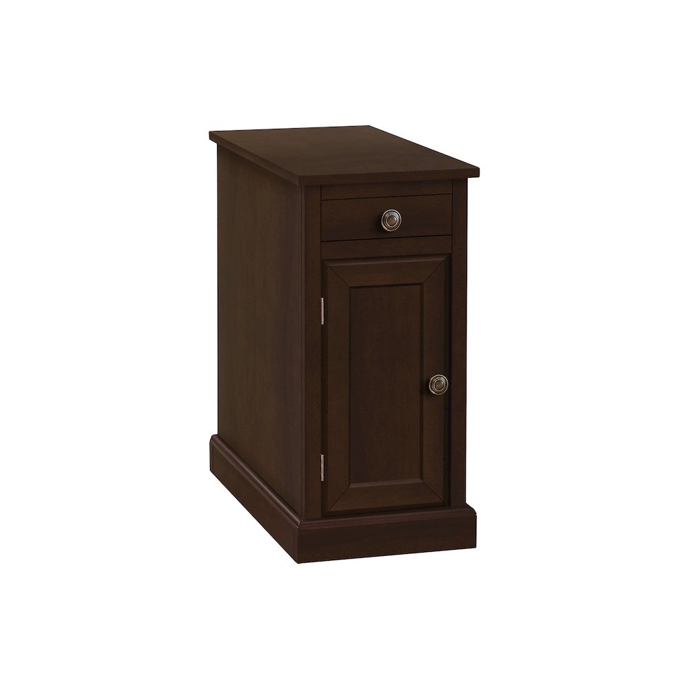 Traditional Accent Table in Espresso color. Picture 1