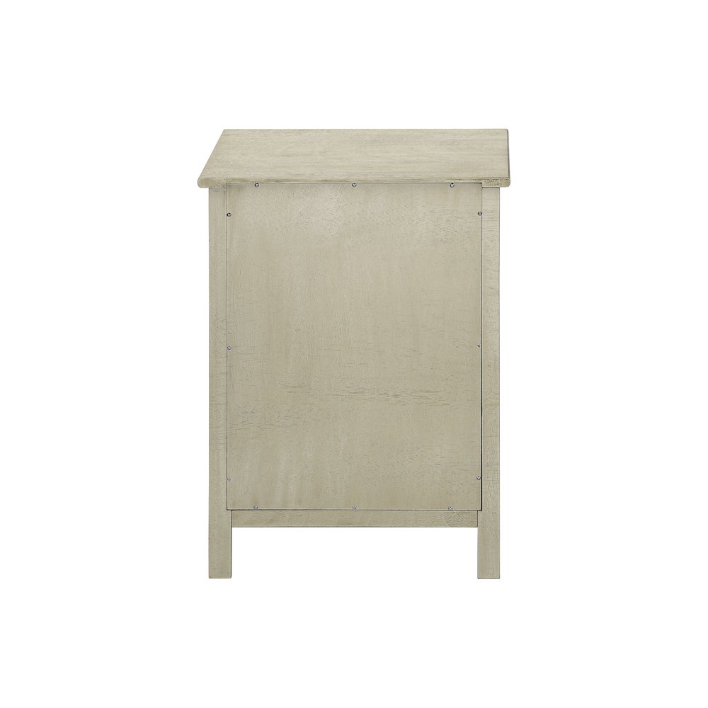 Transitional Accent Table in White color. Picture 3