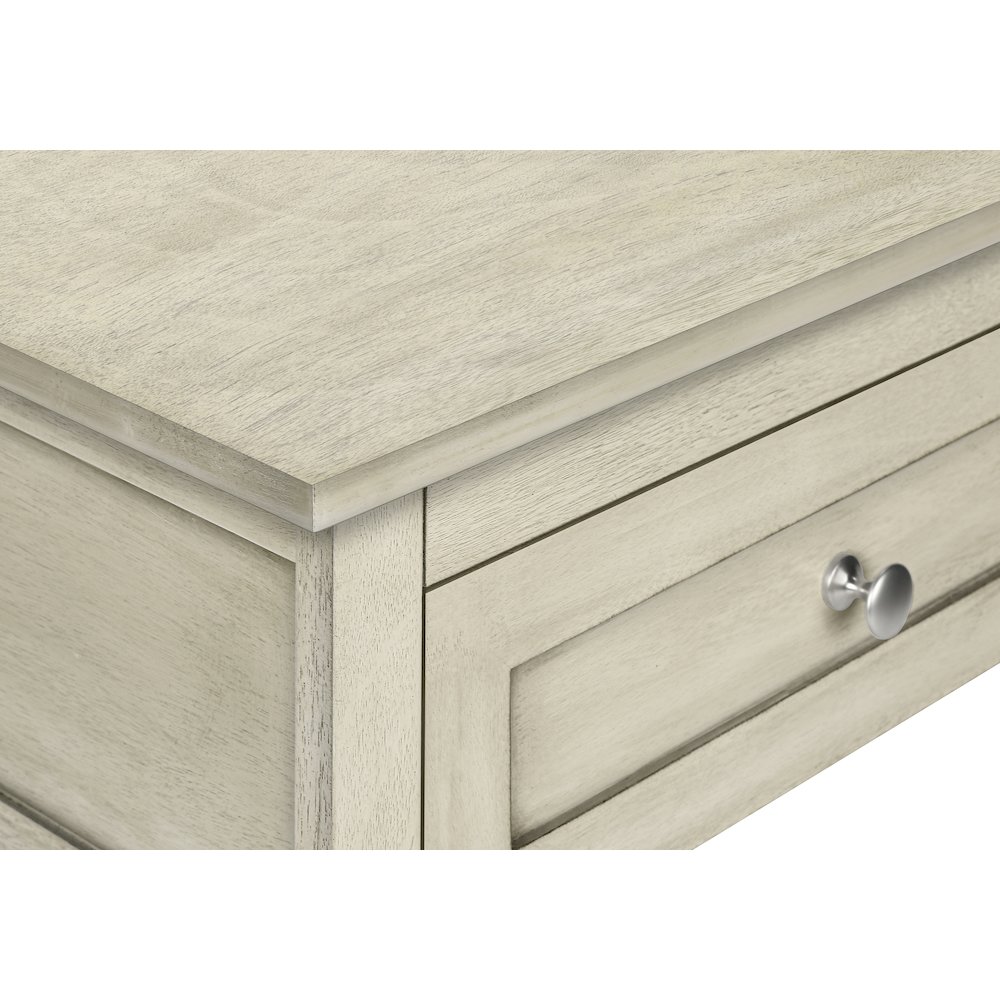 Transitional Accent Table in White color. Picture 6