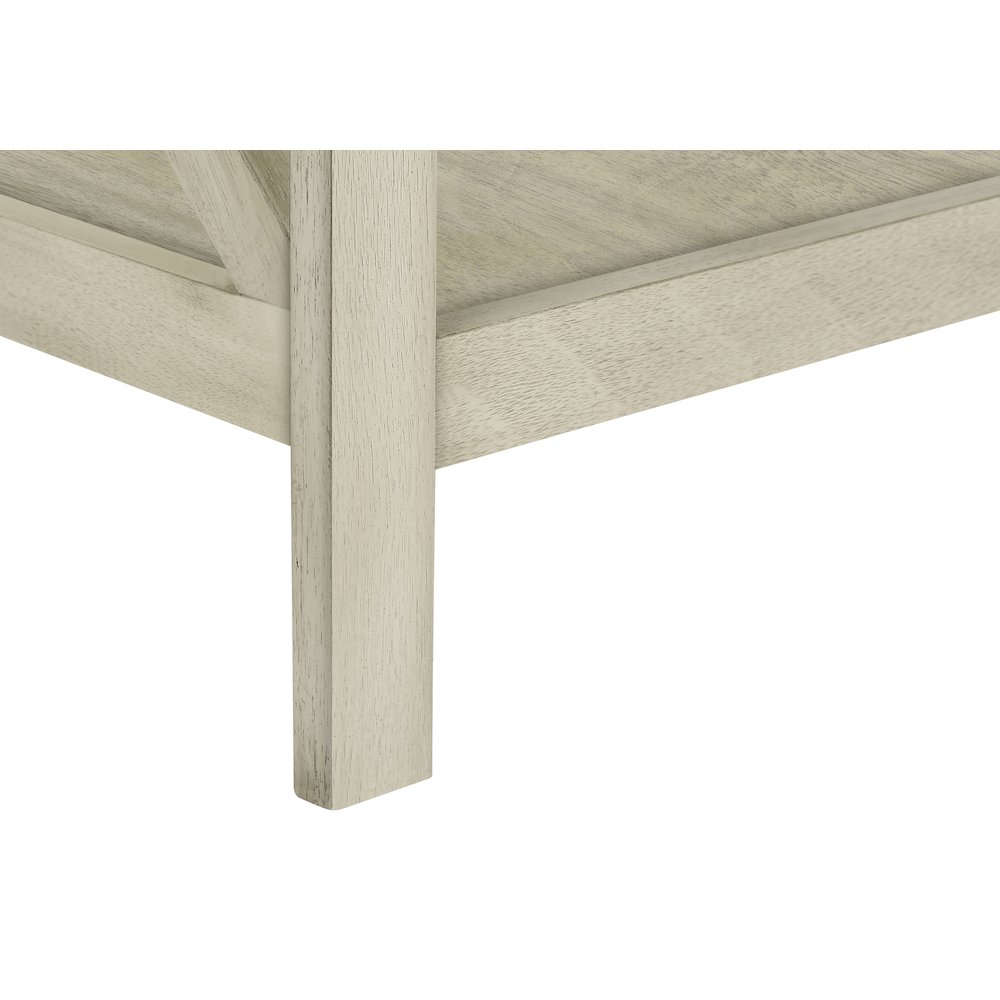 Transitional Accent Table in White color. Picture 7
