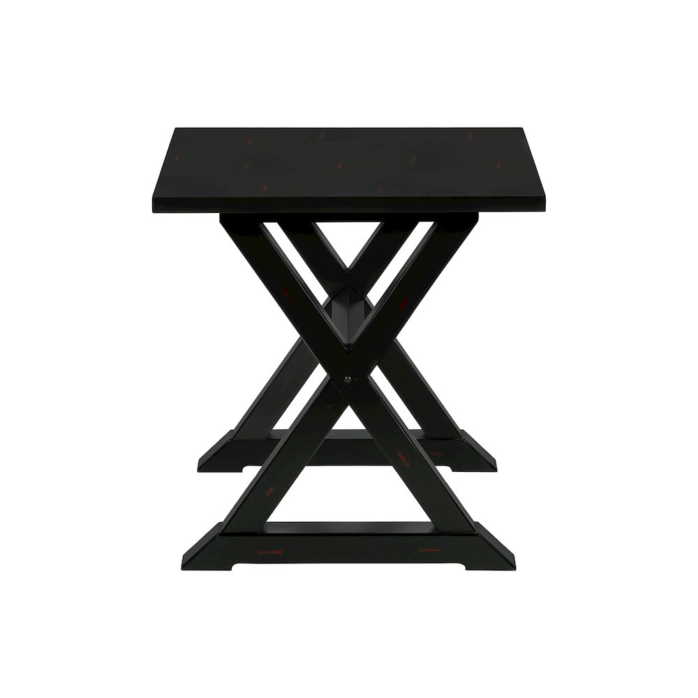 Transitional Accent Table in Black color. Picture 4