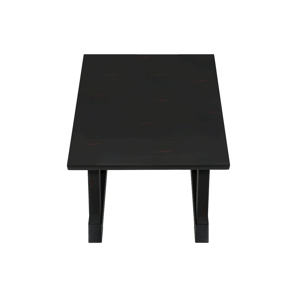Transitional Accent Table in Black color. Picture 5