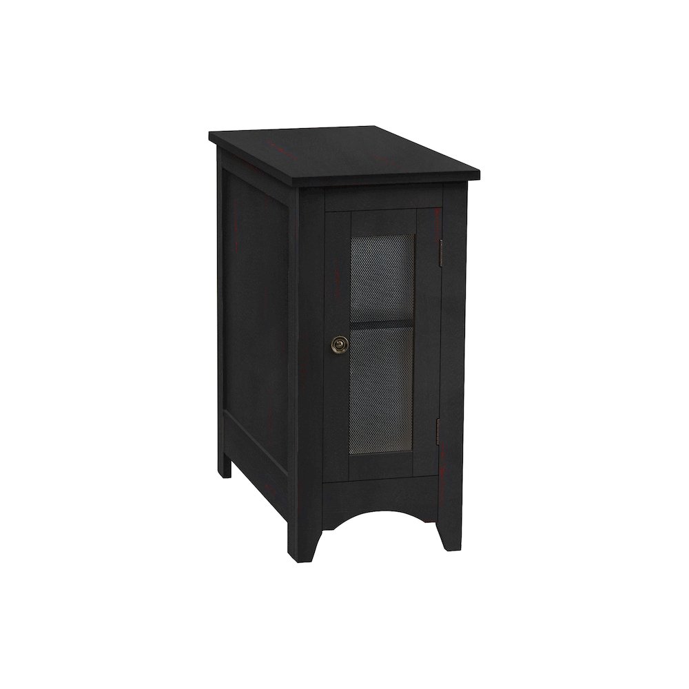 Transitional Accent Table in Black color. Picture 1