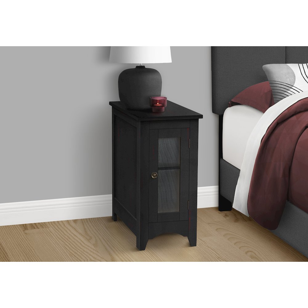 Transitional Accent Table in Black color. Picture 3