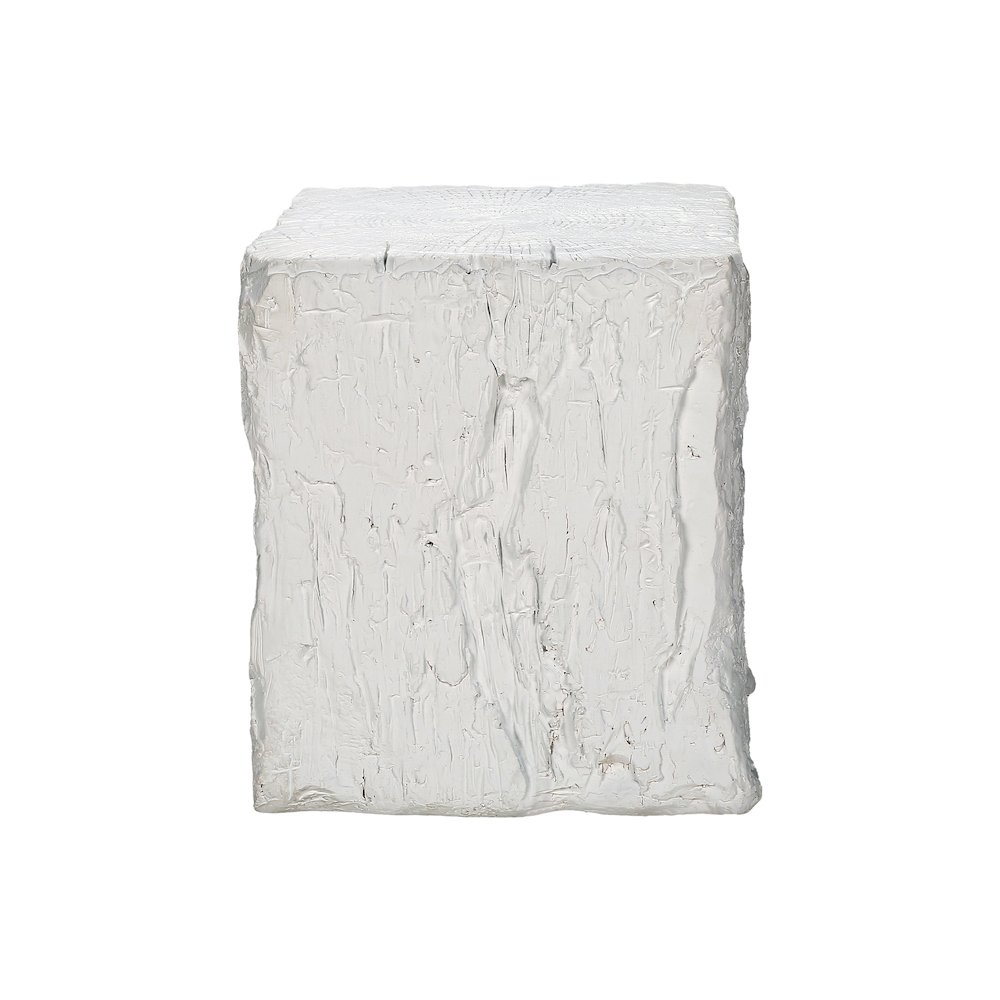 Accent Table, 25H, End, Nightstand, Side Table, Square, White, Contemporary. Picture 2