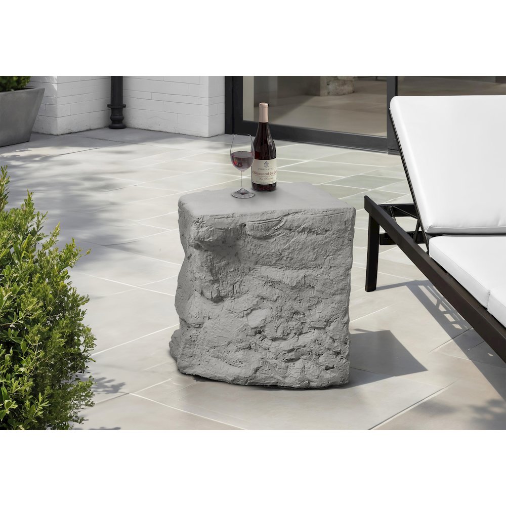 Accent Table, 25H, Side Table, Nightstand, End, Grey, Contemporary, Modern. Picture 3