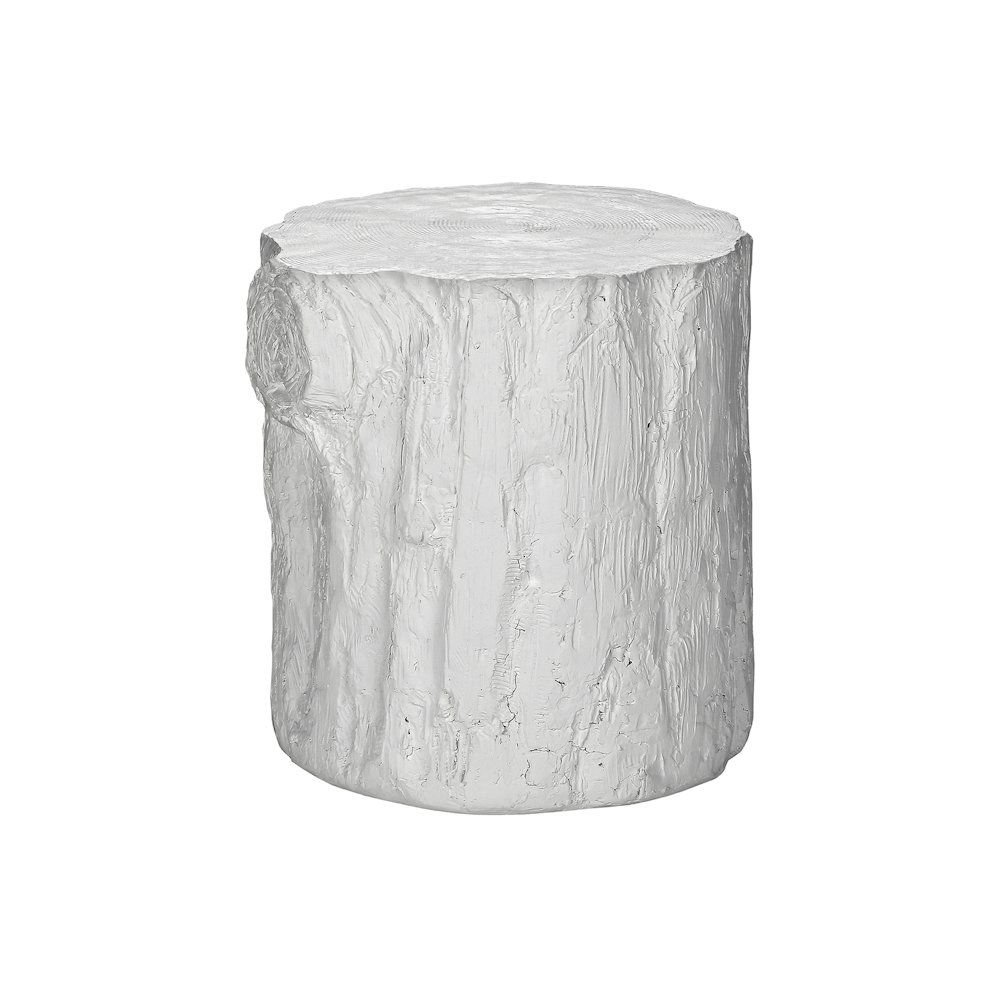 Accent Table, 25H, Drum, End, Nightstand, Round, Side Table, White, Contemporary. Picture 2