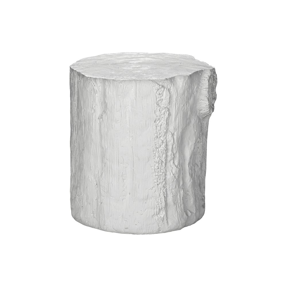 Accent Table, 25H, Drum, End, Nightstand, Round, Side Table, White, Contemporary. Picture 4
