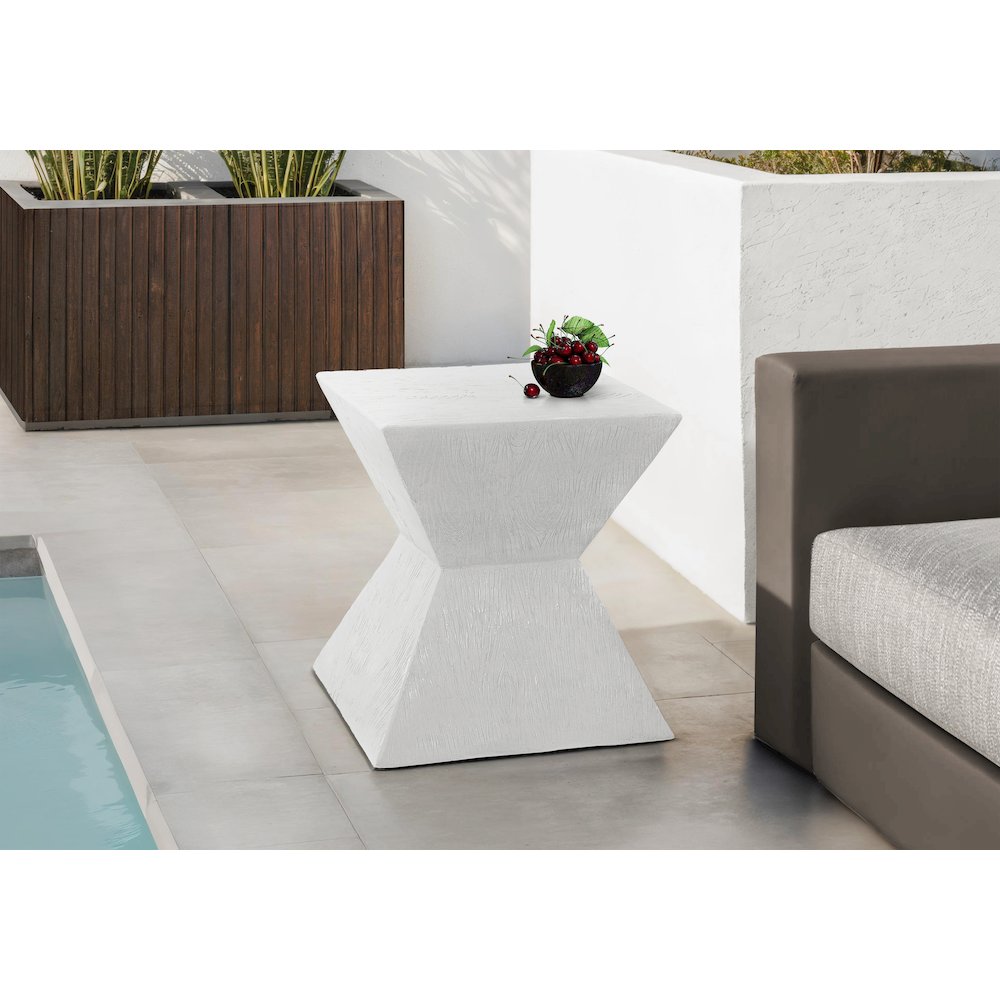 Accent Table, 25H, Side Table, End, Nightstand, White, Contemporary, Modern. Picture 3