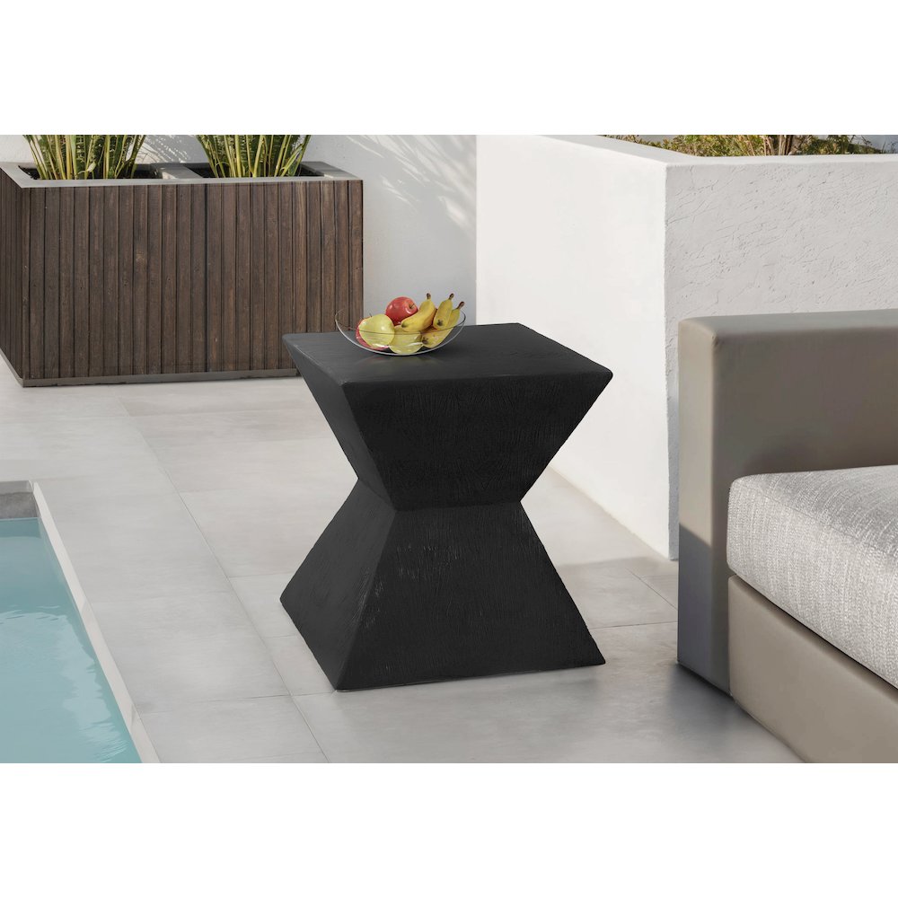 Accent Table, 25H, Side Table, End, Nightstand, Black, Contemporary, Modern. Picture 3
