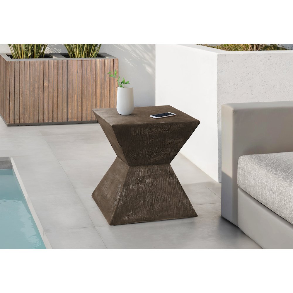 Accent Table, 25H, Side Table, End, Nightstand, Walnut, Contemporary, Modern. Picture 7